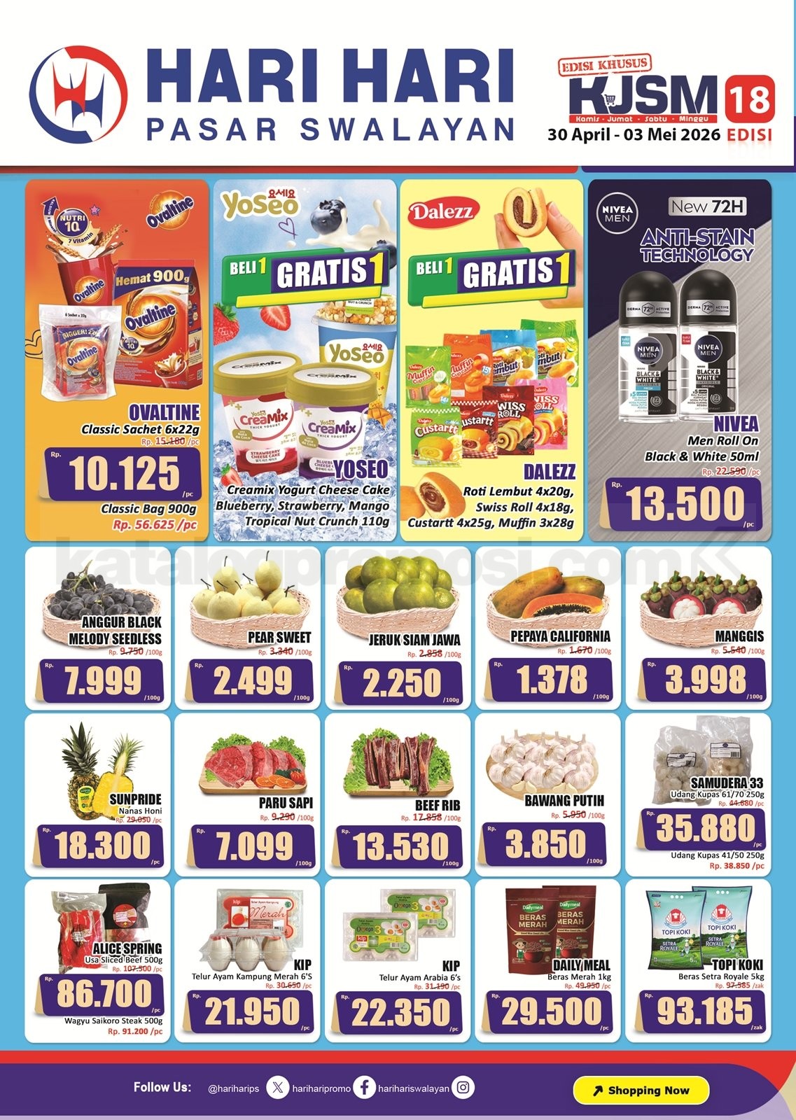 Promo JSM Hari Hari Swalayan 30 April - 03 Mei 2026