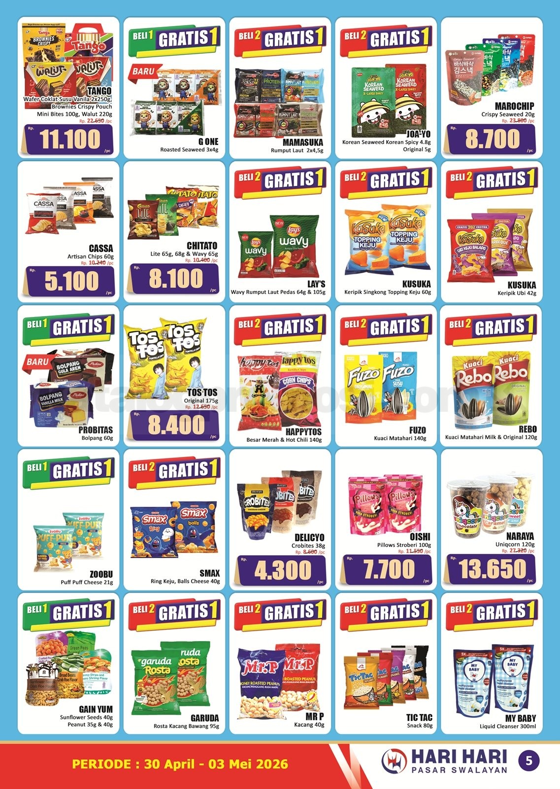 Promo JSM Hari Hari Swalayan 30 April - 03 Mei 2026