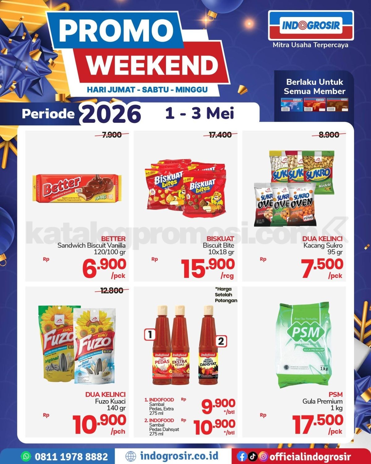 Promo JSM INDOGROSIR WEEKEND 01-03 Mei 2026