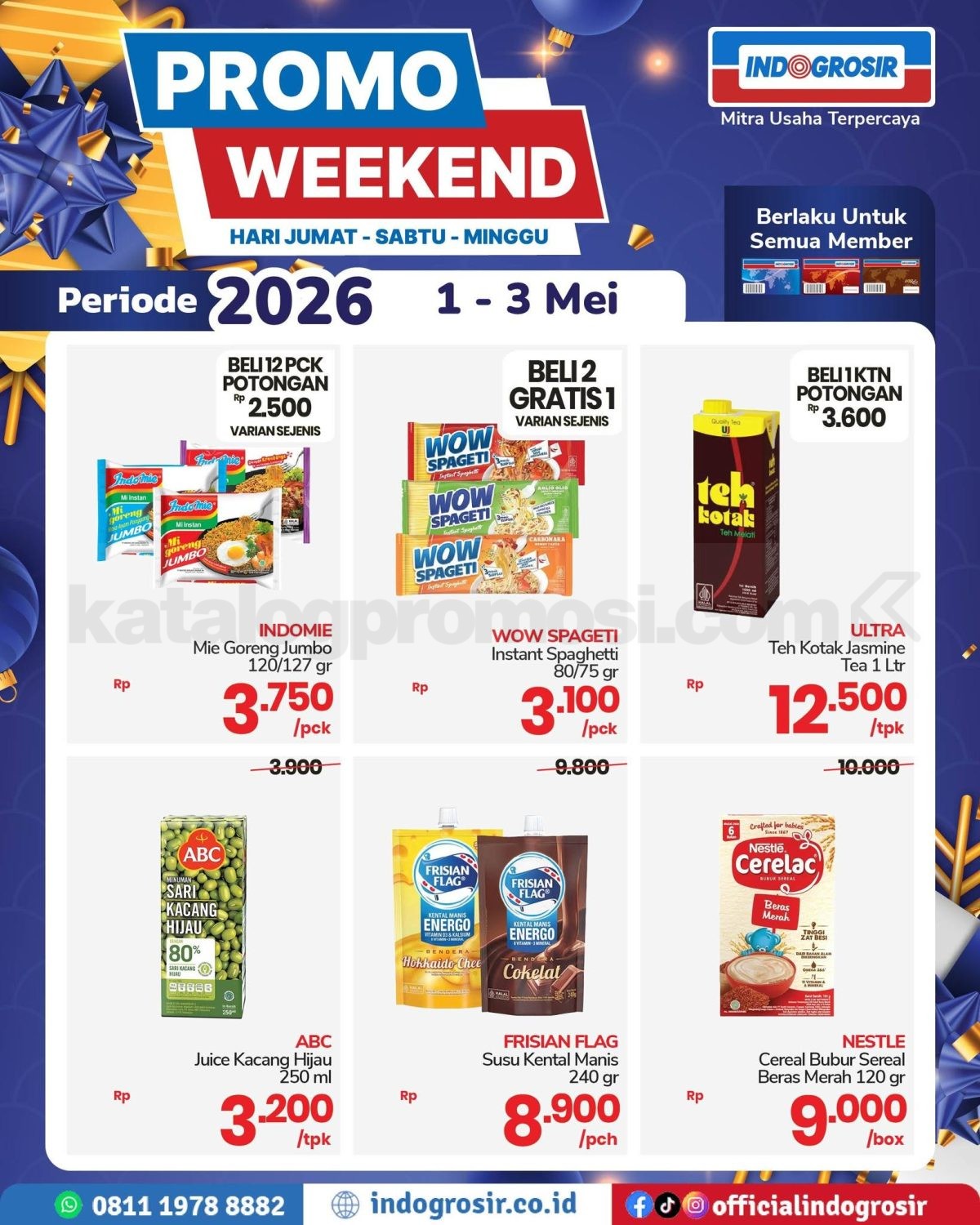 Promo JSM INDOGROSIR WEEKEND 01-03 Mei 2026