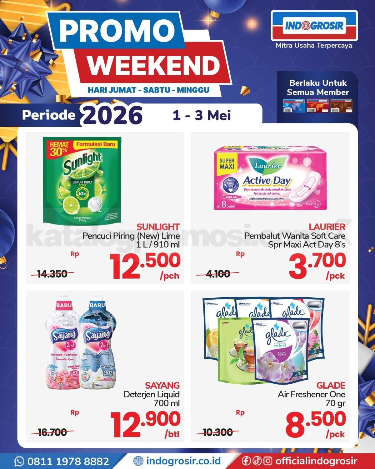 Promo JSM INDOGROSIR WEEKEND 01-03 Mei 2026