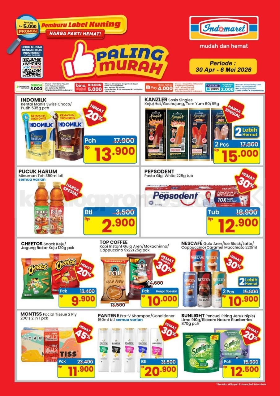 Promo JSM INDOMARET MINGGU INI 30 April - 03 Mei 2026