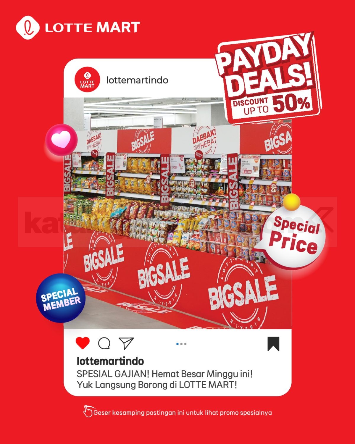 Promo JSM LOTTEMART WEEKEND 30 April - 03 Mei 2026