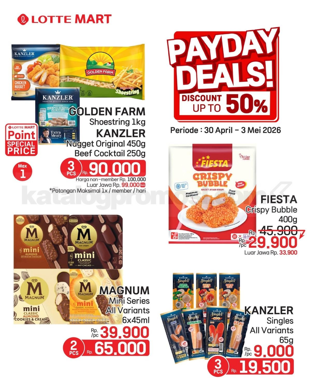 Promo JSM LOTTEMART WEEKEND 30 April - 03 Mei 2026