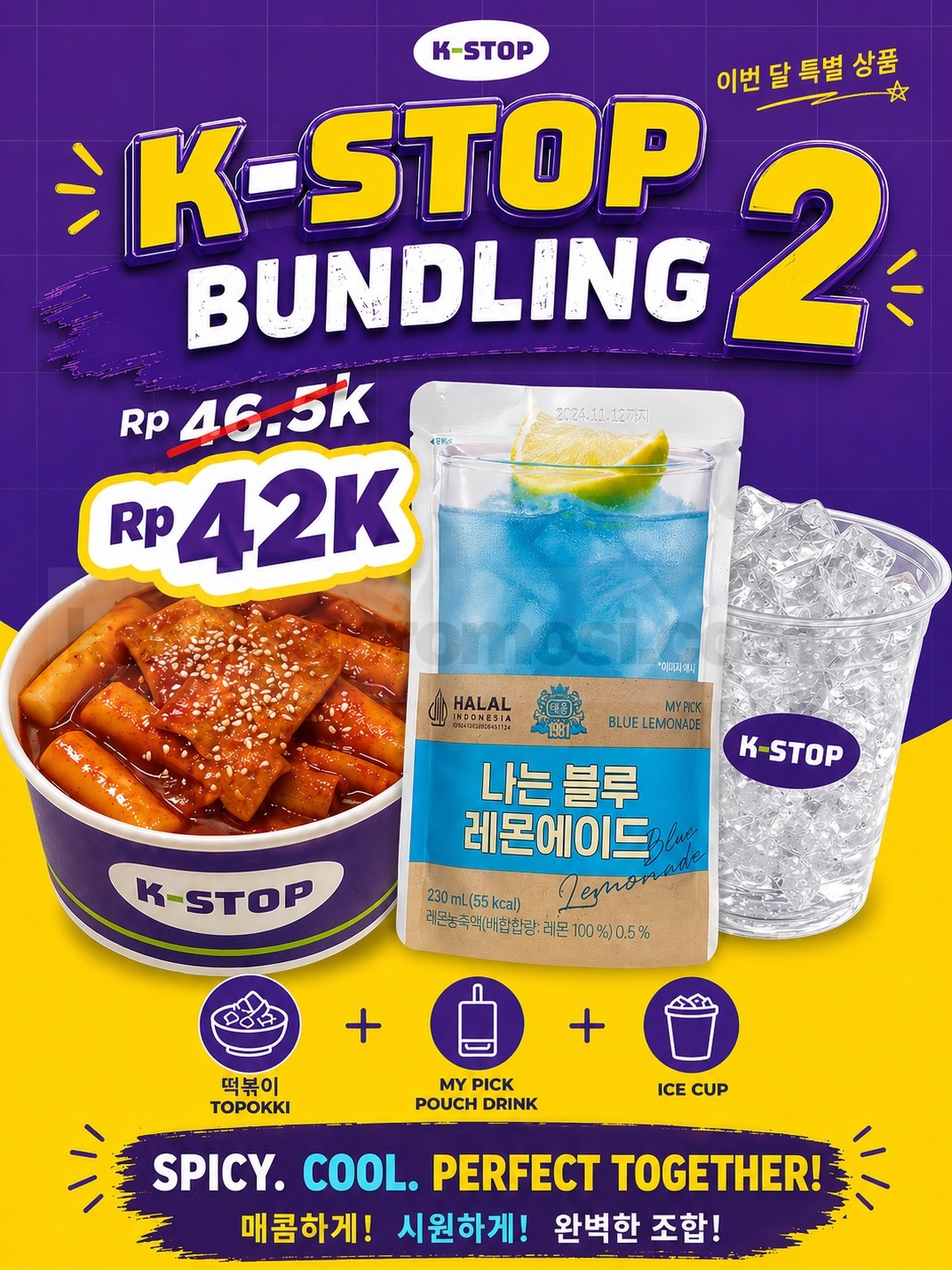 Promo K-STOP Bundling Korean Food & Drink mulai Rp. 36.000 Promo K-STOP Bundling Korean Food & Drink mulai Rp. 36.000 1