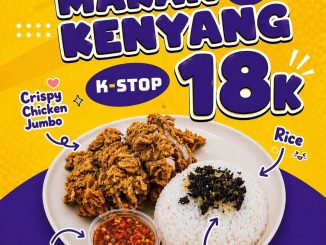 Promo K-STOP Crispy Chicken Jumbo Rp. 18.000 paket ayam fillet nasi nori sambal