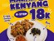 Promo K-STOP Crispy Chicken Jumbo Rp. 18.000 paket ayam fillet nasi nori sambal