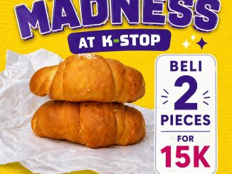 Promo K-Stop Salt Bread Madness 2 Roti Rp. 15.000 bundling Salt Bread Original 2 pcs harga spesial