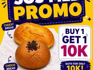 Promo K-STOP SOS MED Buy 1 Get 1 Rp. 10.000 untuk Cheesy Bread dan Choco Bread