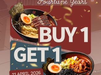 Promo Kataramen Fourtune Year Buy 1 Get 1 ramen gratis es krim 11 April 2026