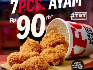 Promo KFC Crazy Deal 7 potong ayam Rp. 90.000 pilihan Crispy dan O.R. setiap Kamis