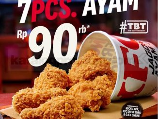 Promo KFC The Best Thursday 7 ayam Rp. 90.000 berlaku setiap Kamis di seluruh outlet KFC