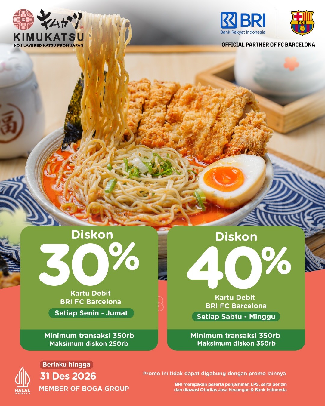 Promo Kimukatsu Diskon Bank hingga 50% Promo Kimukatsu Diskon Bank hingga 50% 3