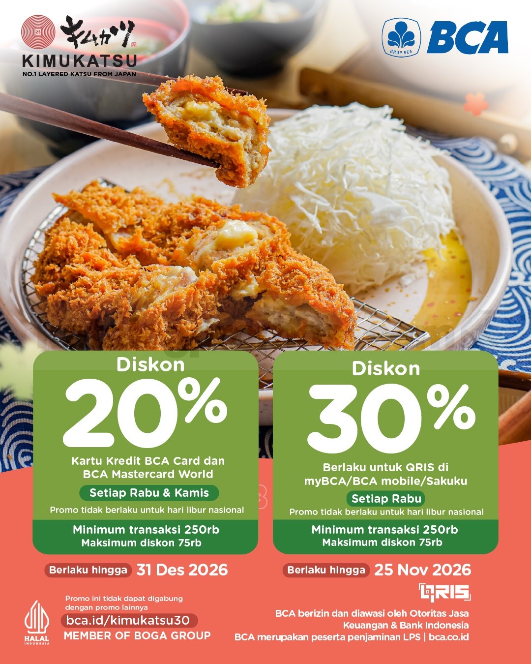 Promo Kimukatsu Diskon Bank hingga 50% Promo Kimukatsu Diskon Bank hingga 50% 4