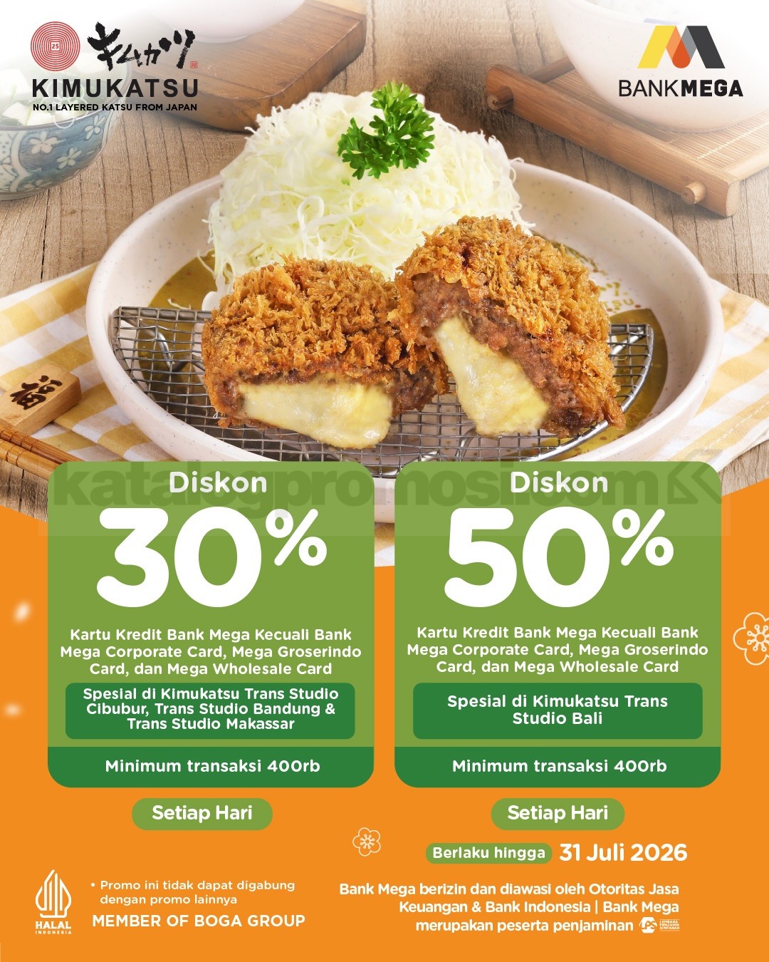Promo Kimukatsu Diskon Bank hingga 50% Promo Kimukatsu Diskon Bank hingga 50% 5