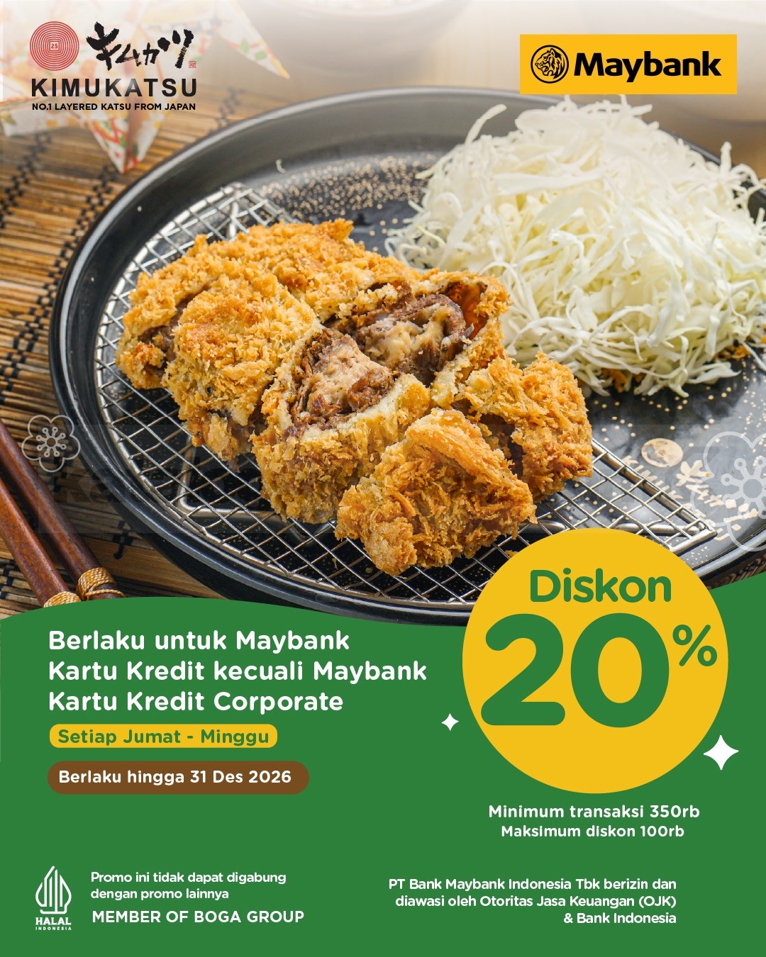 Promo Kimukatsu Diskon Bank hingga 50% Promo Kimukatsu Diskon Bank hingga 50% 7