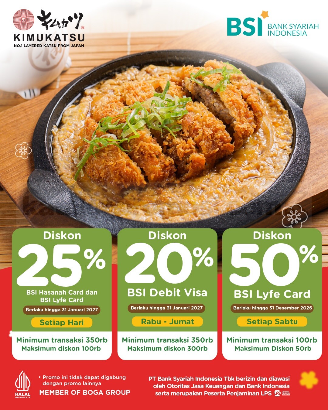 Promo Kimukatsu Diskon Bank hingga 50% Promo Kimukatsu Diskon Bank hingga 50% 10