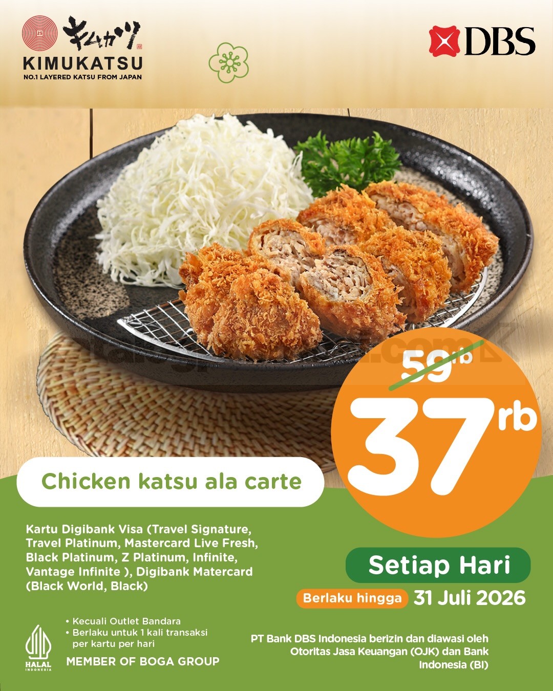 Promo Kimukatsu Diskon Bank hingga 50% Promo Kimukatsu Diskon Bank hingga 50% 12
