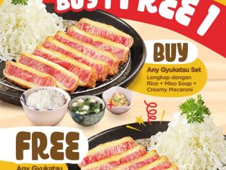 Promo Kimukatsu Gyukatsu Super Day Beli 1 Gratis 1 dengan bonus Gyukatsu Ala Carte gratis