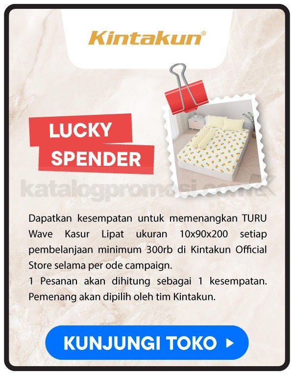 Promo Kintakun x Turu Lucky Spender Hadiah Kasur Lipat Promo Kintakun x Turu Lucky Spender Hadiah Kasur Lipat 1