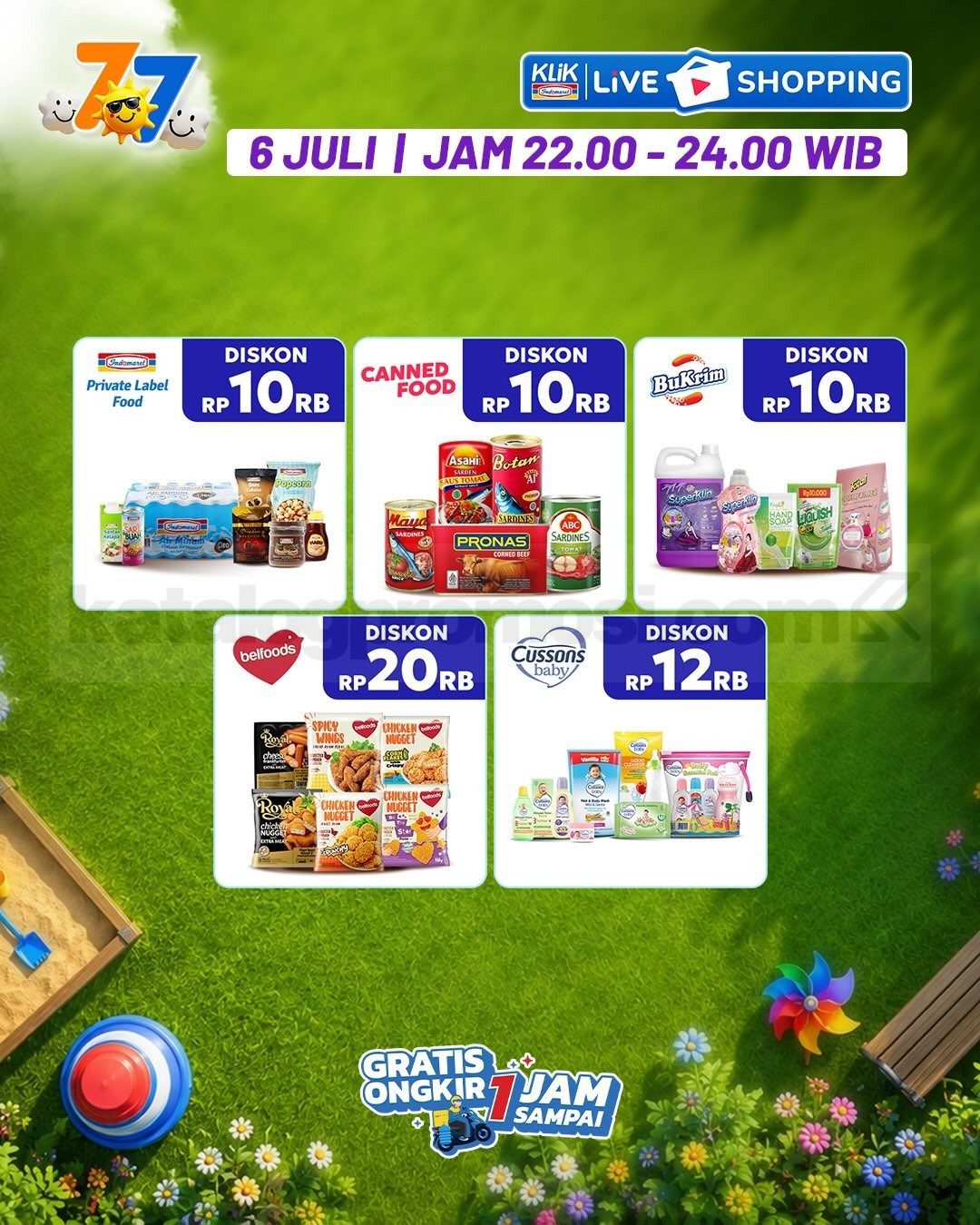 Promo Klik Indomaret Double Date 7.7 Diskon hingga 50%