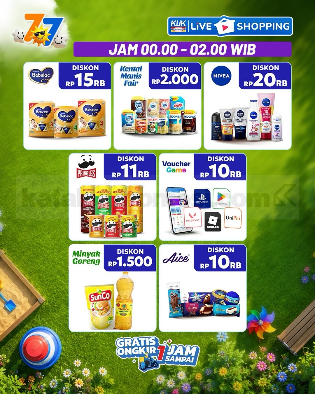 Promo Klik Indomaret Double Date 7.7 Diskon hingga 50%