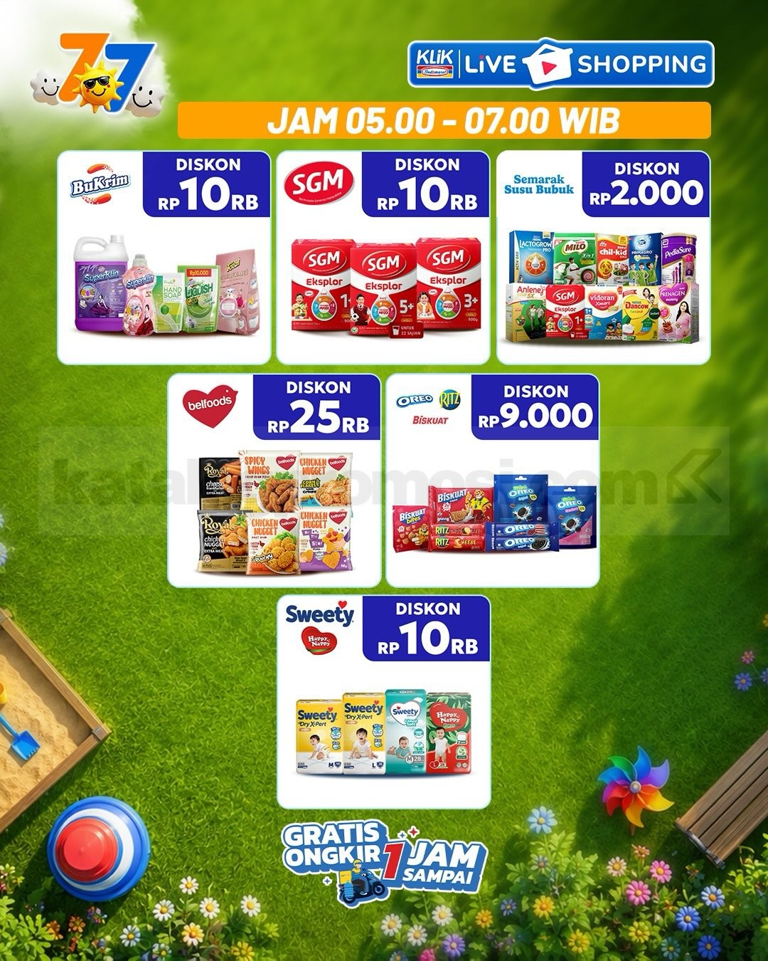 Promo Klik Indomaret Double Date 7.7 Diskon hingga 50%