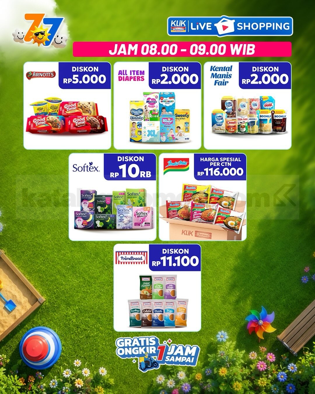 Promo Klik Indomaret Double Date 7.7 Diskon hingga 50%