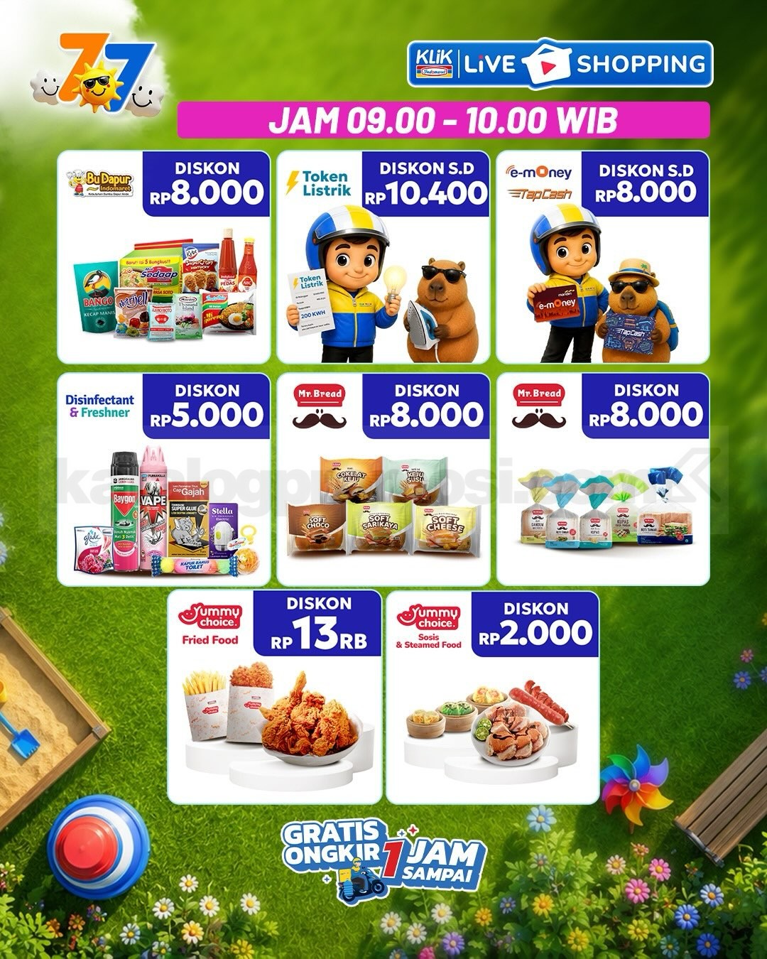 Promo Klik Indomaret Double Date 7.7 Diskon hingga 50%