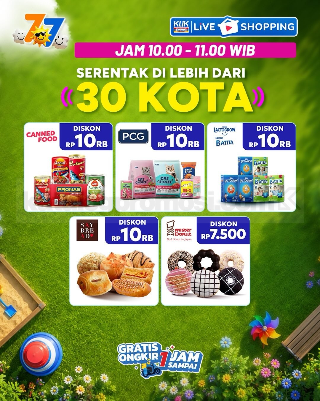 Promo Klik Indomaret Double Date 7.7 Diskon hingga 50%