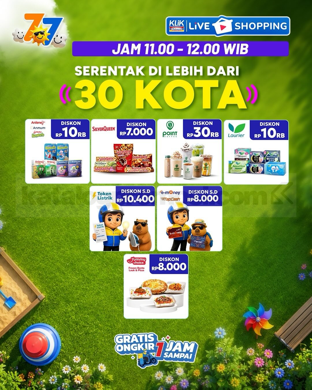 Promo Klik Indomaret Double Date 7.7 Diskon hingga 50%
