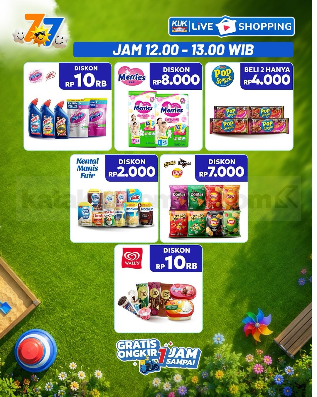 Promo Klik Indomaret Double Date 7.7 Diskon hingga 50%
