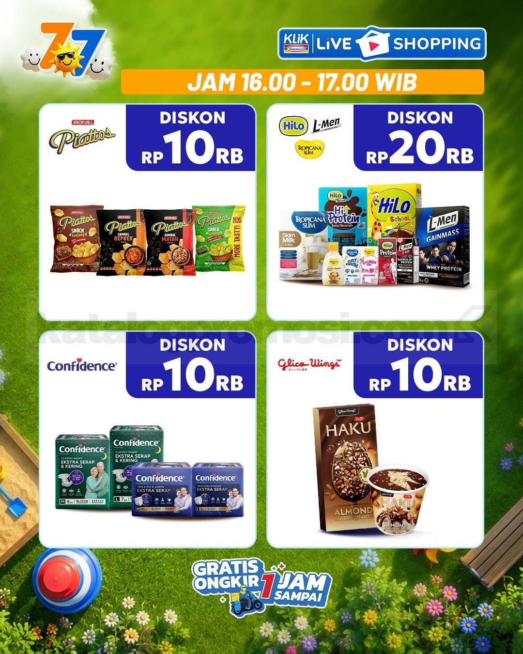 Promo Klik Indomaret Double Date 7.7 Diskon hingga 50%