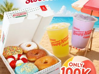 Promo Krispy Kreme Sweet Spring Package Rp. 100.000 dengan doughnuts dan minuman summer edition