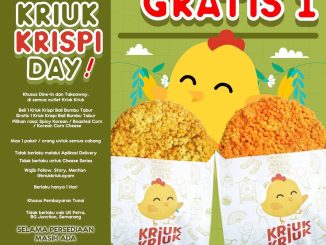 Promo Kriuk Kriuk Krispi Day Beli 1 Gratis 1 Krispi Ball April 2026