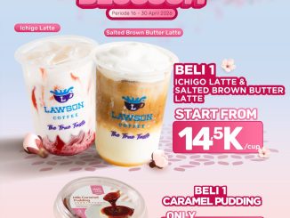 Promo Lawson Sakura Blossom Menu Favorit mulai Rp. 10.000 dengan minuman dan pudding serta bonus poin