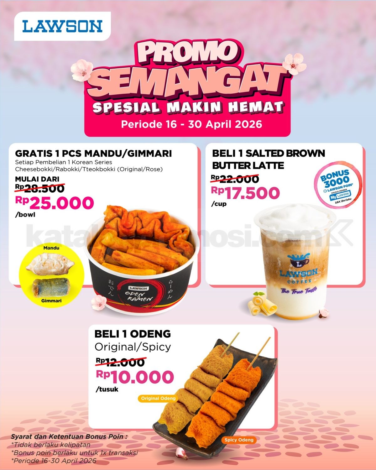 Promo Lawson Semangat Spesial Makin Hemat mulai Rp. 10.000 Promo Lawson Semangat Spesial Makin Hemat mulai Rp. 10.000 odeng dan Korean Series