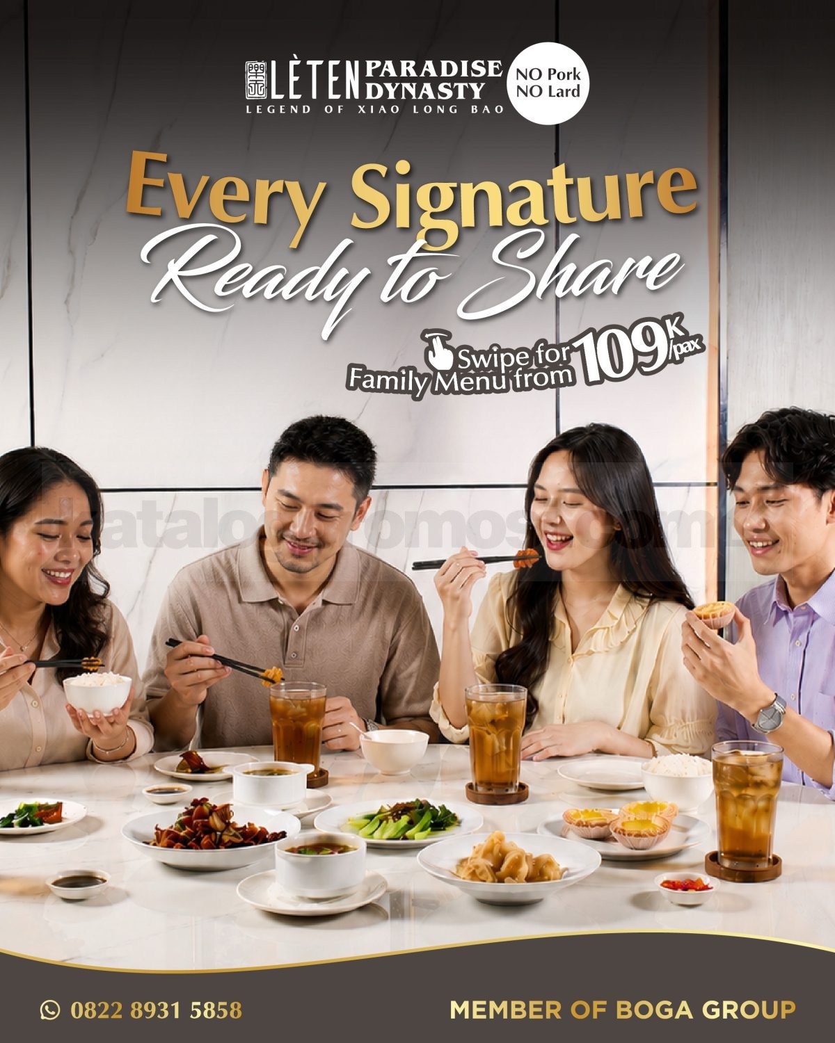 Promo Leten Paradise Dynasty Family Set Mulai Rp. 438.000 Promo Leten Paradise Dynasty Family Set Mulai Rp. 438.000 dengan pilihan Family Set dan Royal Set untuk makan bersama.