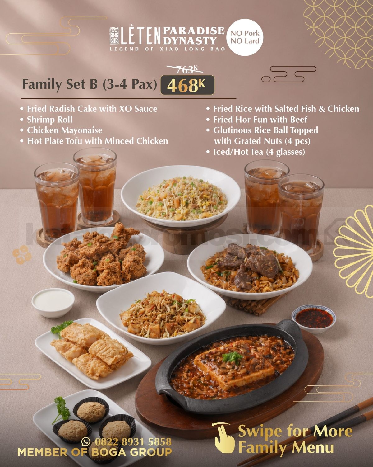 Promo Leten Paradise Dynasty Family Set Mulai Rp. 438.000 Promo Leten Paradise Dynasty Family Set Mulai Rp. 438.000 2