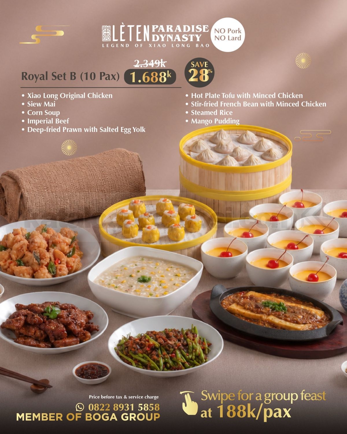 Promo Leten Paradise Dynasty Family Set Mulai Rp. 438.000 Promo Leten Paradise Dynasty Family Set Mulai Rp. 438.000 5