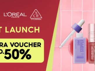 Promo Maybelline L'Oréal Garnier 3CE Diskon hingga 50% dengan voucher ekstra hingga 50% di Shopee