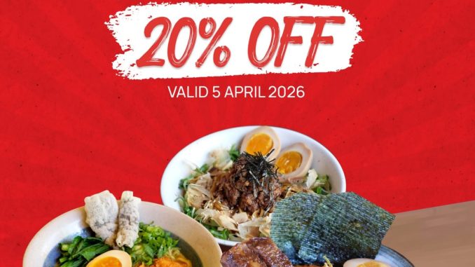 Promo Men Ramen Easter Special Diskon 20% 1