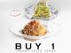 Promo Pancious Buy 1 Get 1 Pasta setiap beli Creamy Pesto Penne gratis Hot Tuna Spaghetti