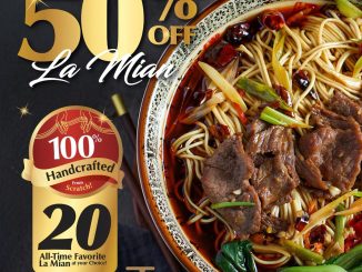 Promo Paradise Dynasty La Mian Diskon 50% setiap Senin dan Selasa di semua outlet