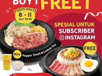 Promo Pepper Lunch Buy 1 Free 1 Menu Favorit dapat Pepper Steak dan gratis Pepper Rice