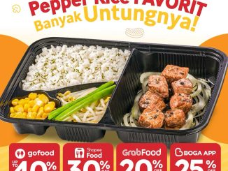 Promo Pepper Lunch Delivery Diskon hingga 40% untuk order via GoFood, ShopeeFood, GrabFood, dan BOGA App