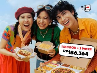 Promo PHD Weekend Hemat Big Box + 2 Pasta Rp. 186.364 dengan pilihan pizza dan pasta spesial akhir pekan