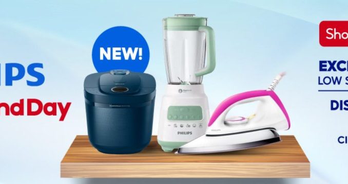Promo Philips Super Brand Day Diskon hingga 60% peralatan rumah tangga di Shopee