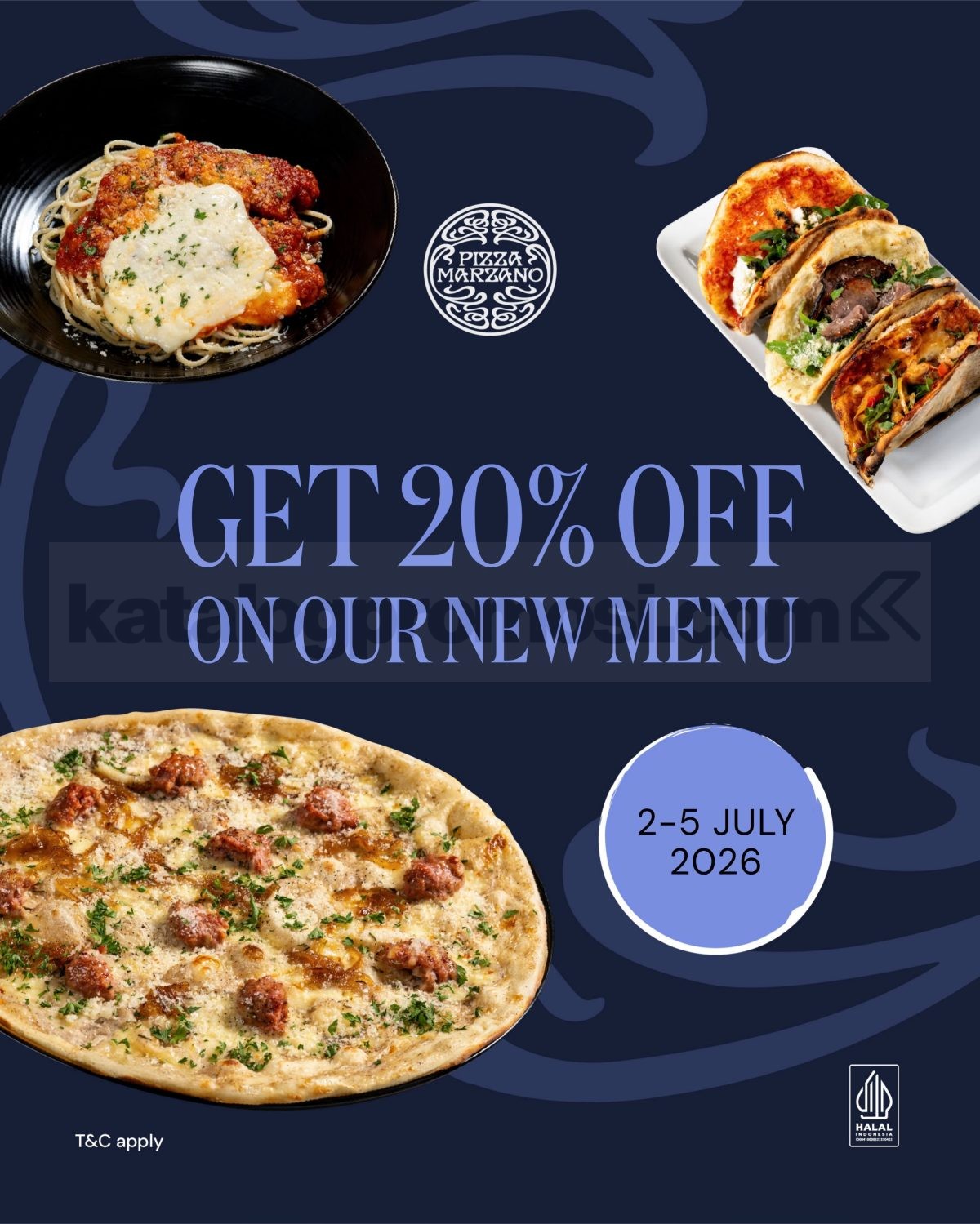 Promo Pizza Marzano NEW! Menu Diskon 20% Promo Pizza Marzano NEW! Menu Diskon 20% untuk seluruh menu baru di seluruh outlet.