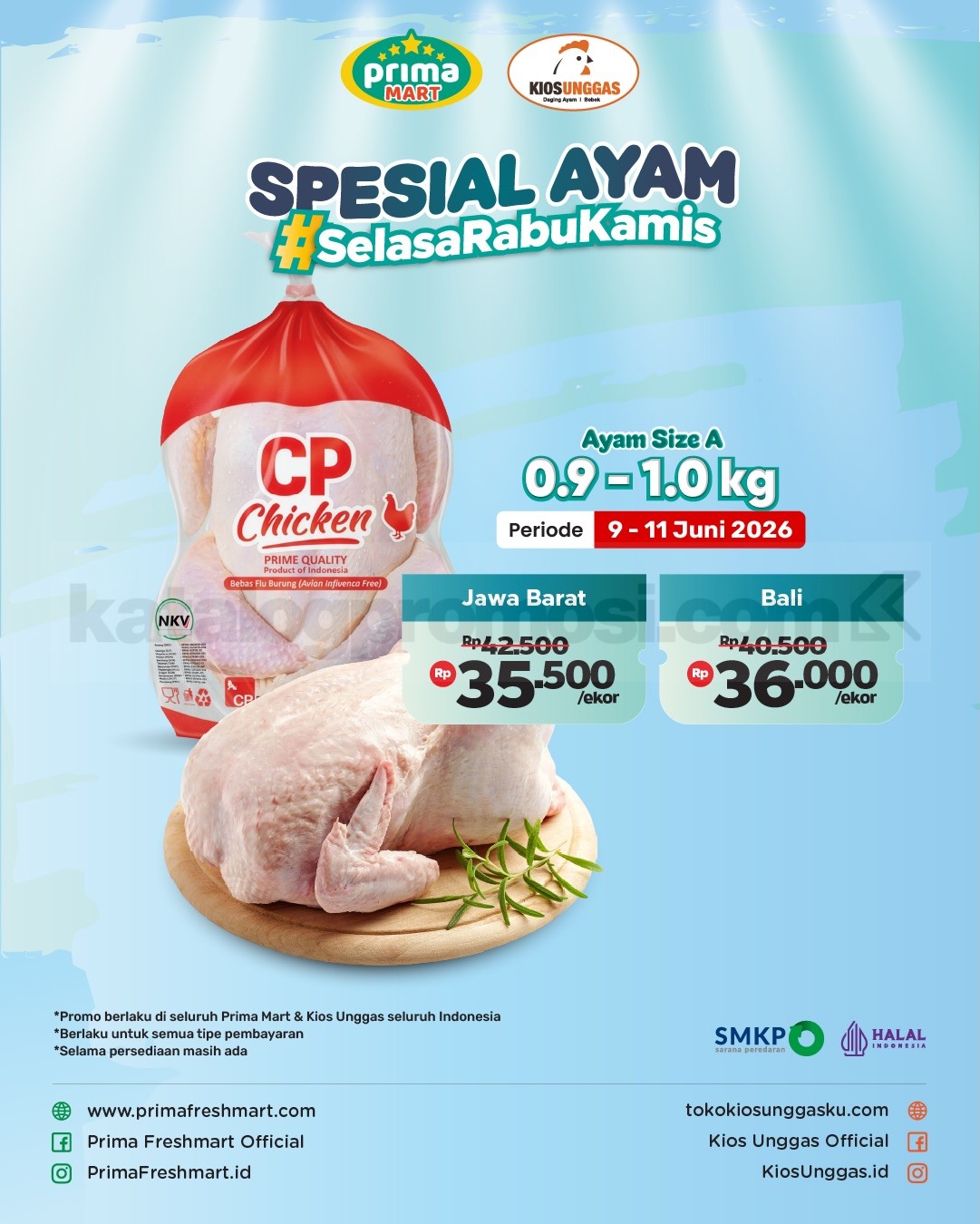 Promo Prima Mart SRK Spesial Ayam Utuh Mulai Rp. 30.000 Promo Prima Mart SRK Spesial Ayam Utuh Mulai Rp. 30.000 1